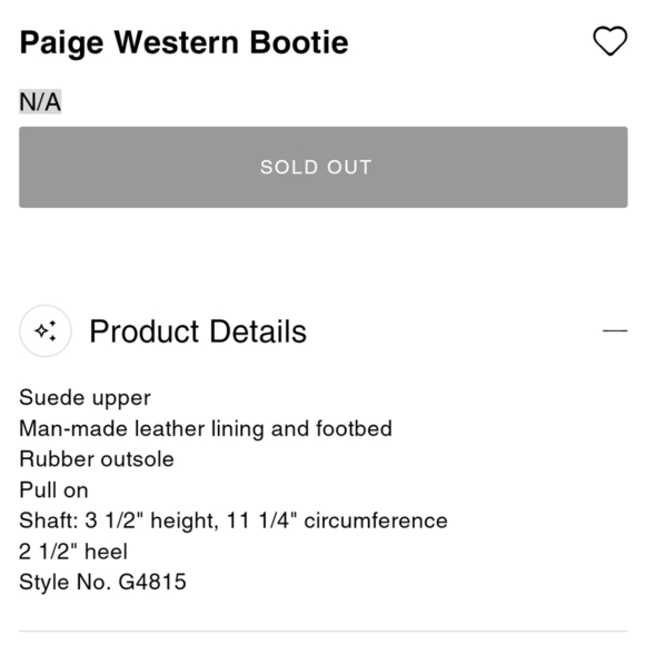 COACH Paige Western Bootie ( Currently Sold Out Online) Size 6 - Picture 11 of 13